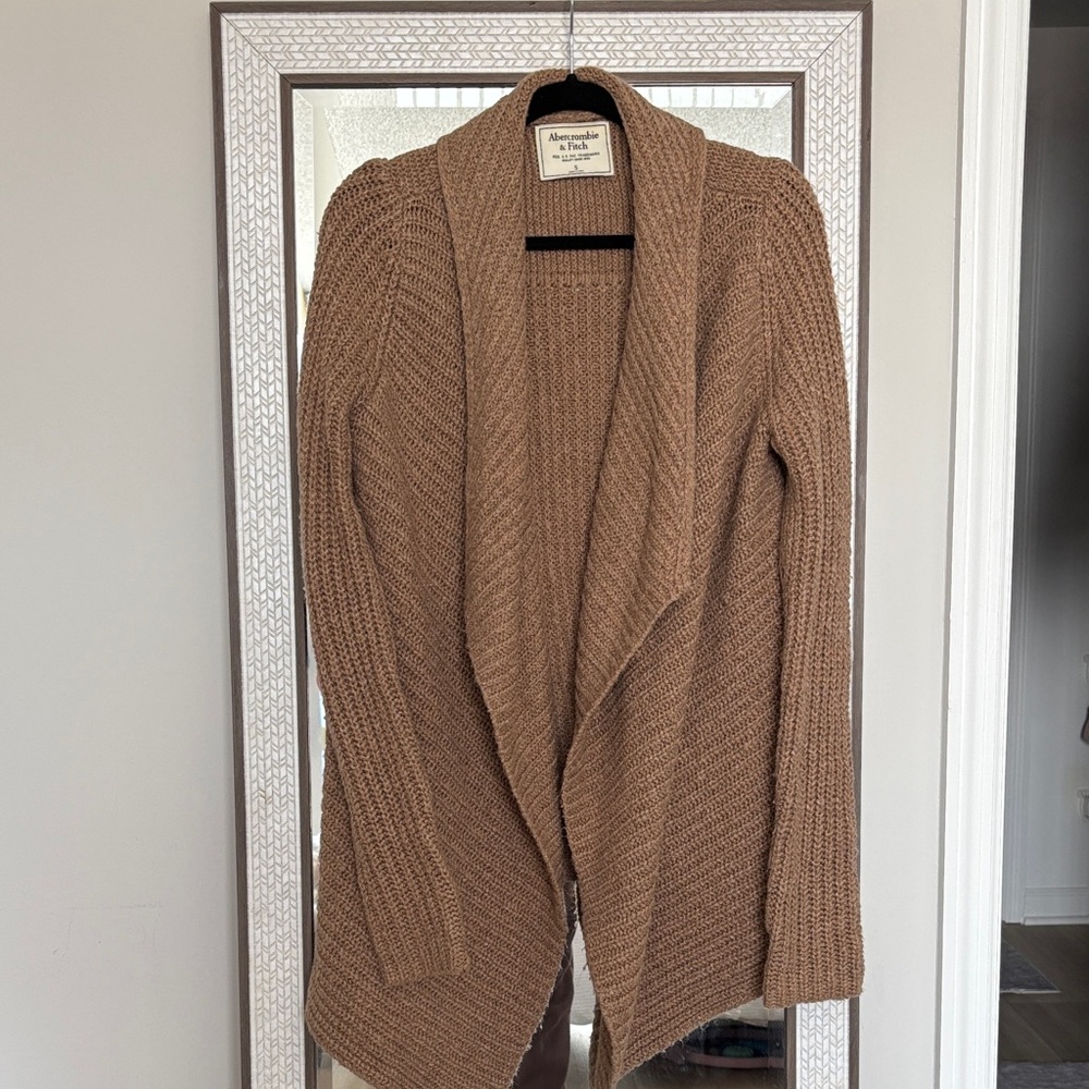 American Eagle Outfitters Brown Knit Cardigan